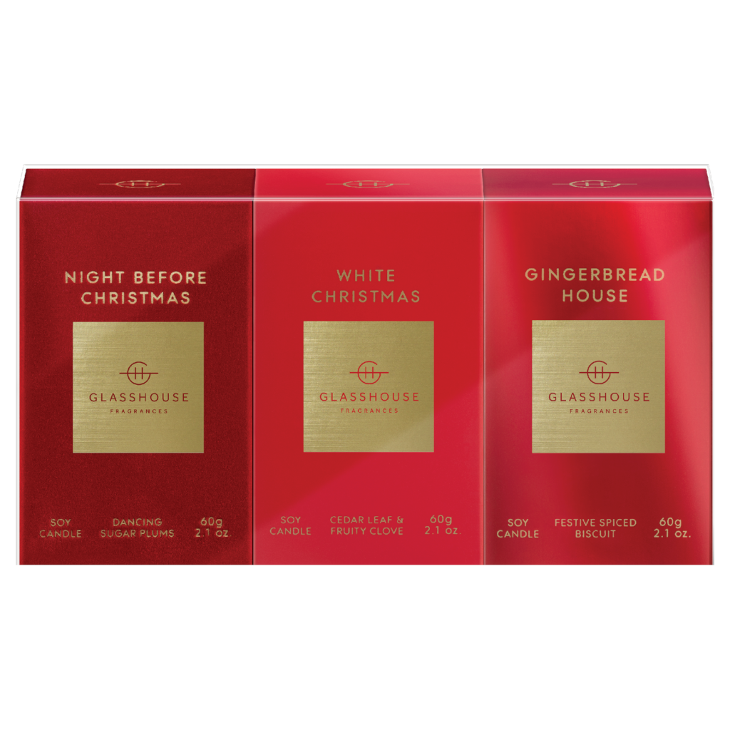 Glasshouse Fragrances Night Before Christmas, White Christmas