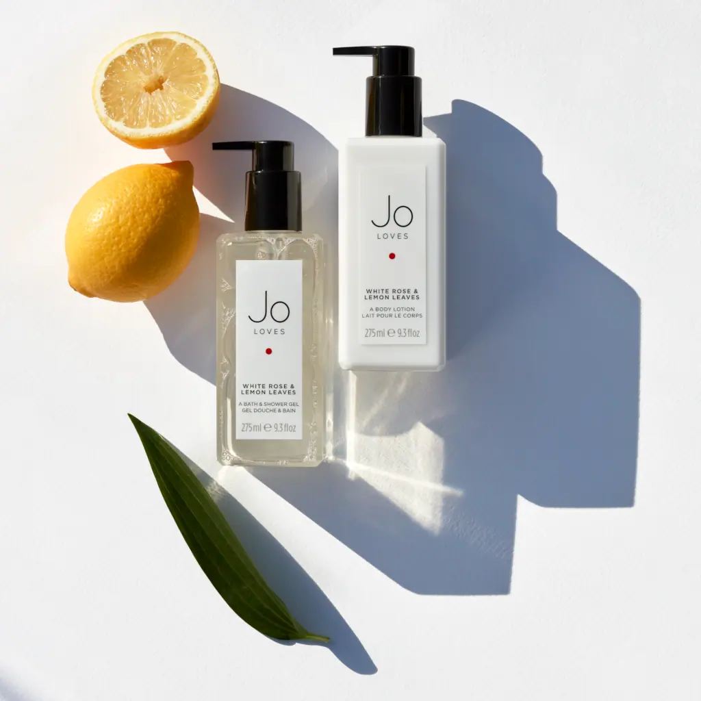 Jo Loves White Rose & Lemon Leaves A Bath & Shower Gel