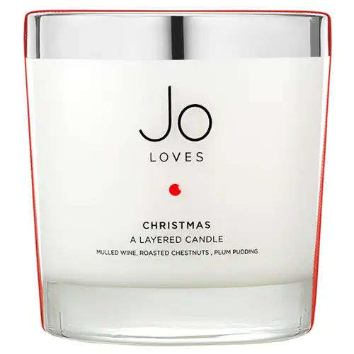 Jo Loves Mulled Wine, Roasted Chestnuts, Plum Pudding Layered Candle