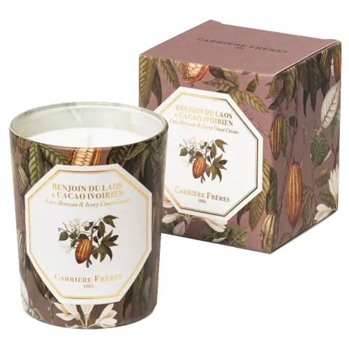 Carrière Frères Christmas Candle Siam Benzoin + Cacao 185g
