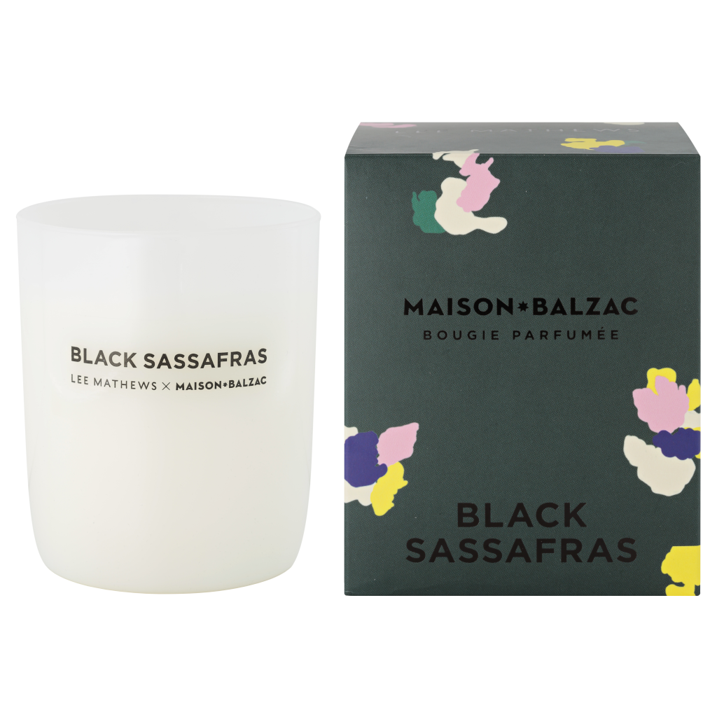 Maison Balzac Black Sassafras Candle Large by Maison Balzac