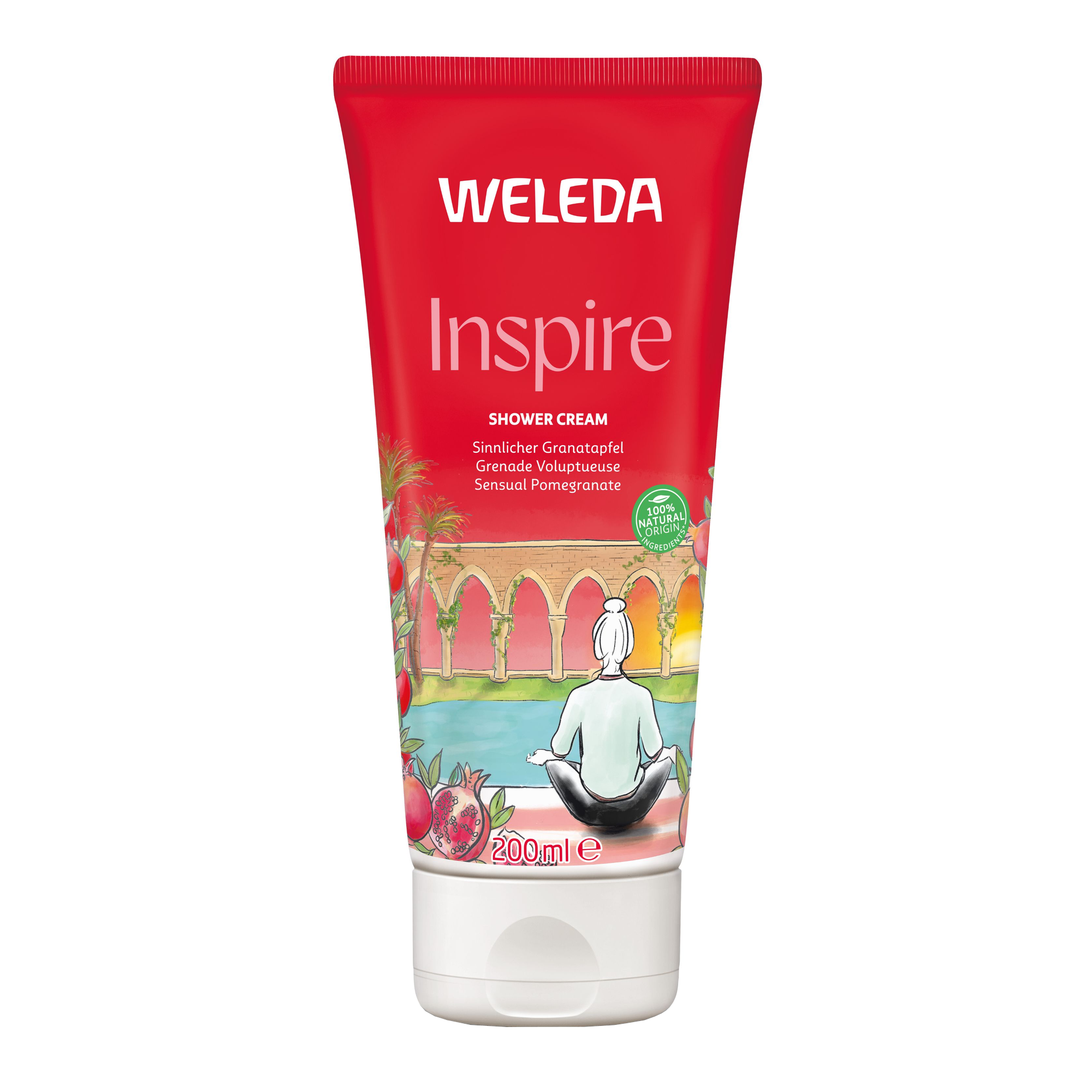 Welda Inspire Body Wash - Pomegranate 200ml