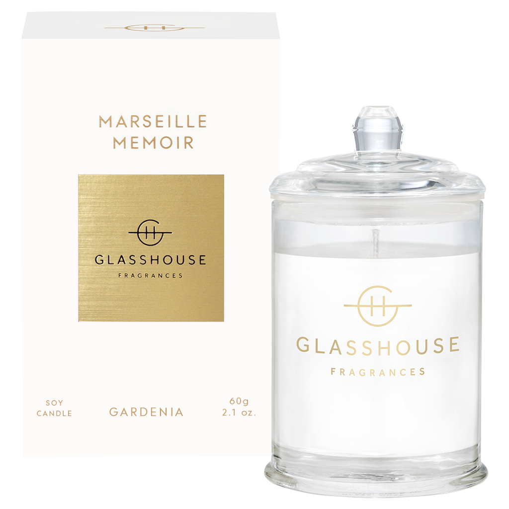 Glasshouse Fragrances MARSEILLE MEMOIR 60g Soy Candle by Glasshouse Fragrances