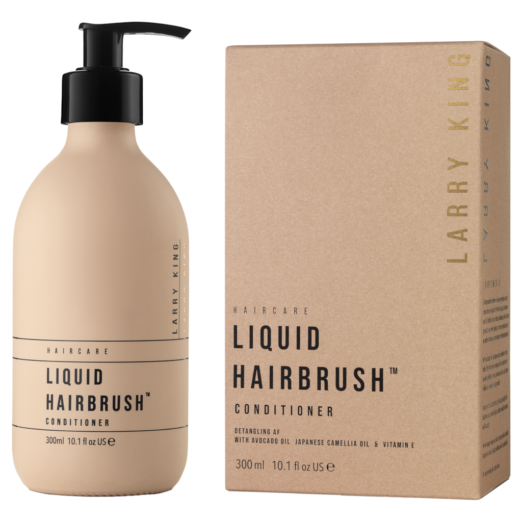 Larry King Liquid Hairbrush Conditioner