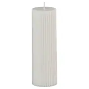 Black Blaze Wide Column Pillar Candle -White by Black Blaze