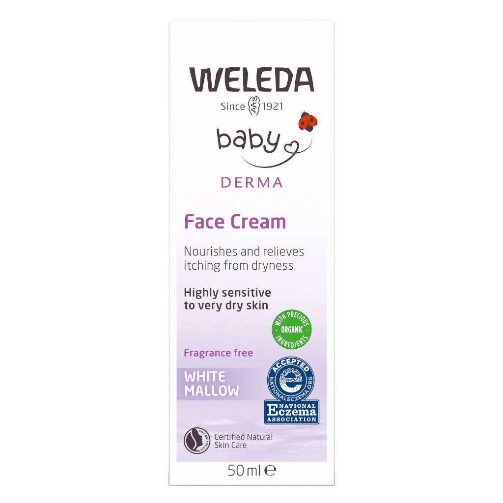 Weleda Baby White Mallow Face Cream NZ Adore Beauty