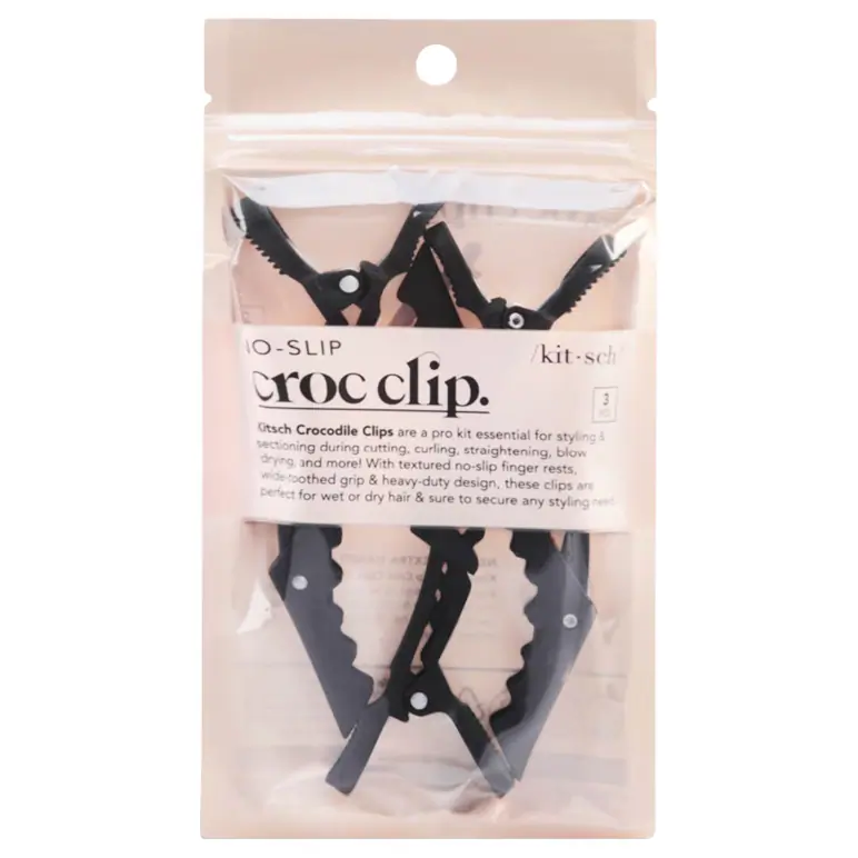 Kitsch Crocodile Clips - Black