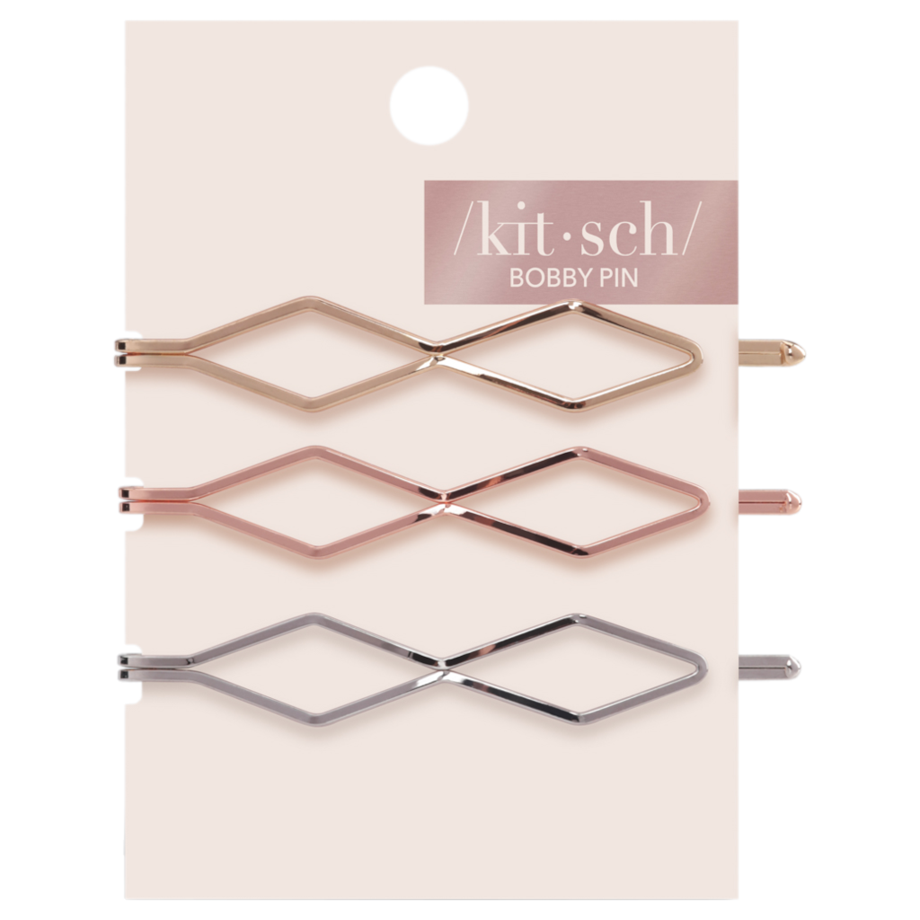 Kitsch Metal Bobby Pin - Diamond