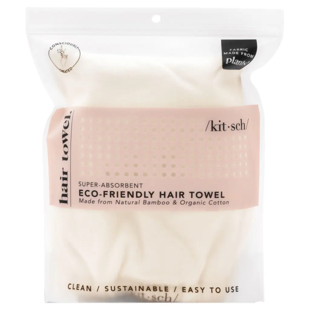 Kitsch Eco-Friendly Hair Towel - Ivory