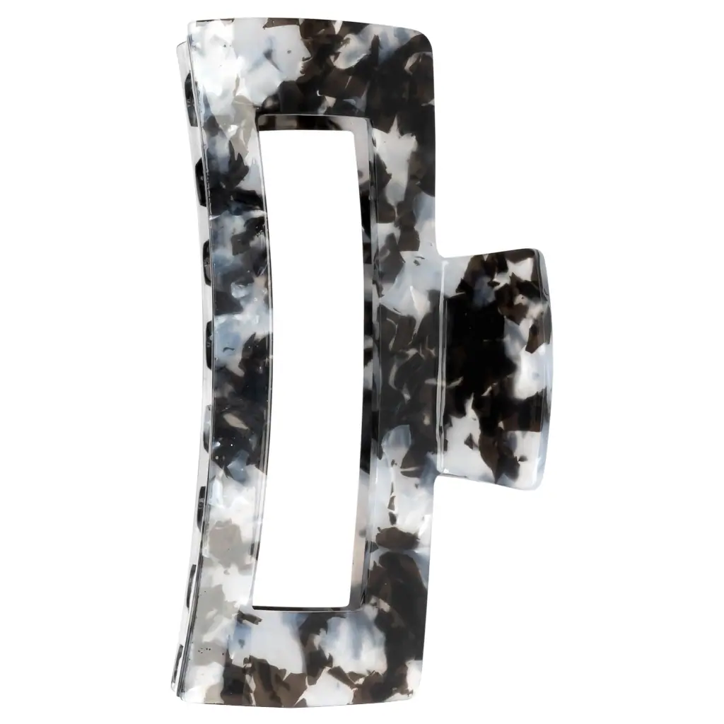 Kitsch Jumbo Open Shape Claw Clip - Black
