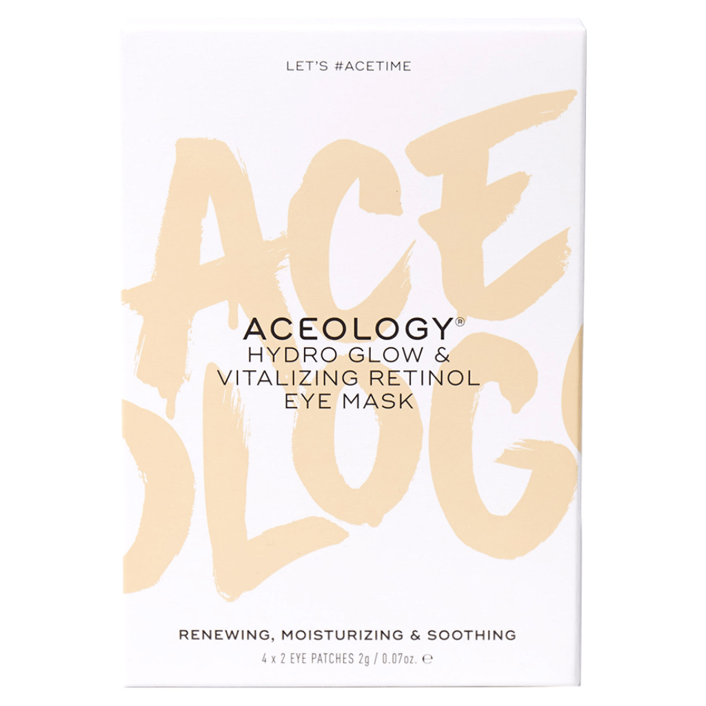 Aceology Hydro Glow & Vitalising Retinol Eye Mask NZ Adore Beauty