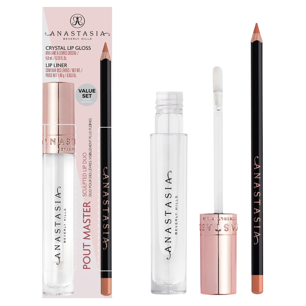 Anastasia Beverly Hills Pout Master Lip Kit Warm Taupe NZ Adore Beauty