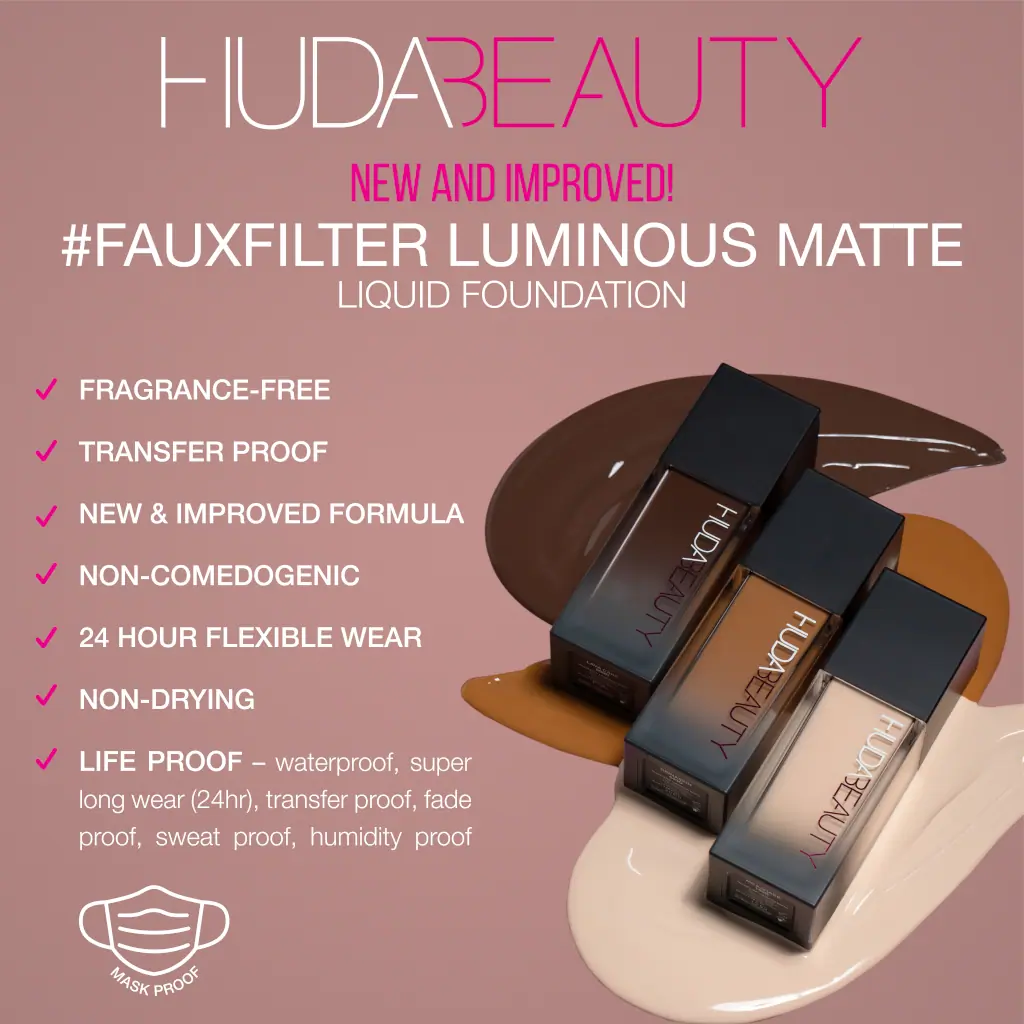Huda Beauty #FauxFilter Luminous Matte Liquid Foundation