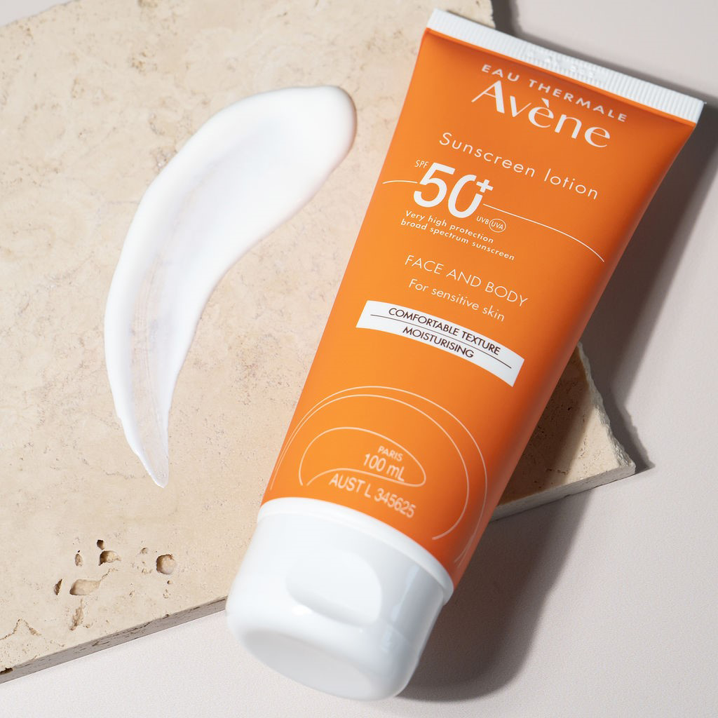 Avène Sunscreen Lotion Face & Body SPF50+ NZ Adore Beauty