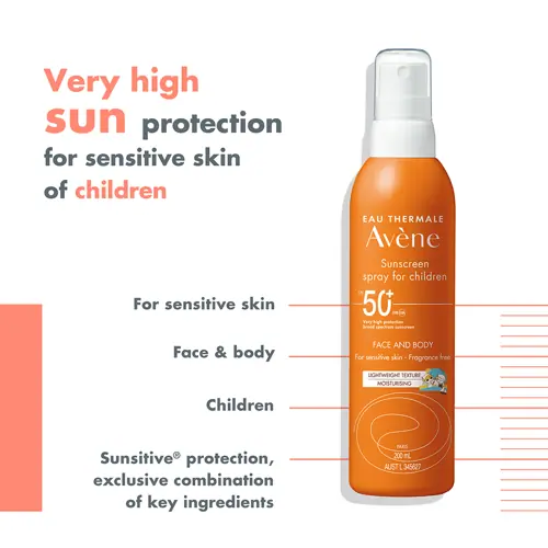 Avène Sunscreen Spray for Children SPF 50+ 200ml