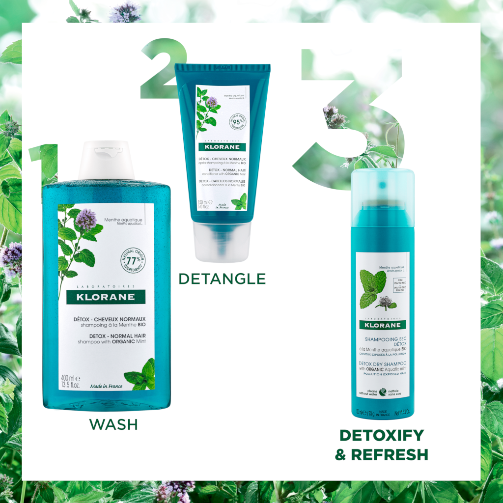 Klorane Dry Shampoo with Aquatic Mint 150ml NZ Adore Beauty