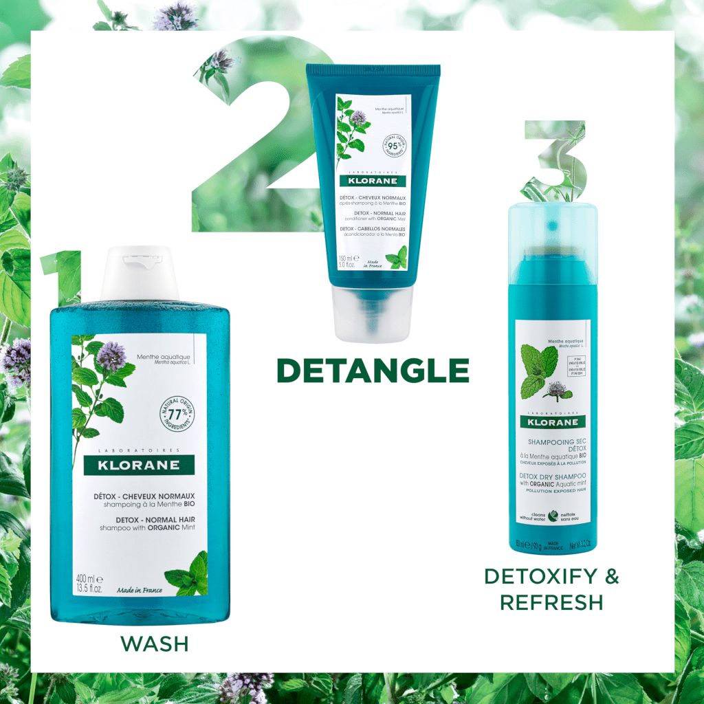 Klorane Conditioner with Aquatic Mint 150ml NZ Adore Beauty