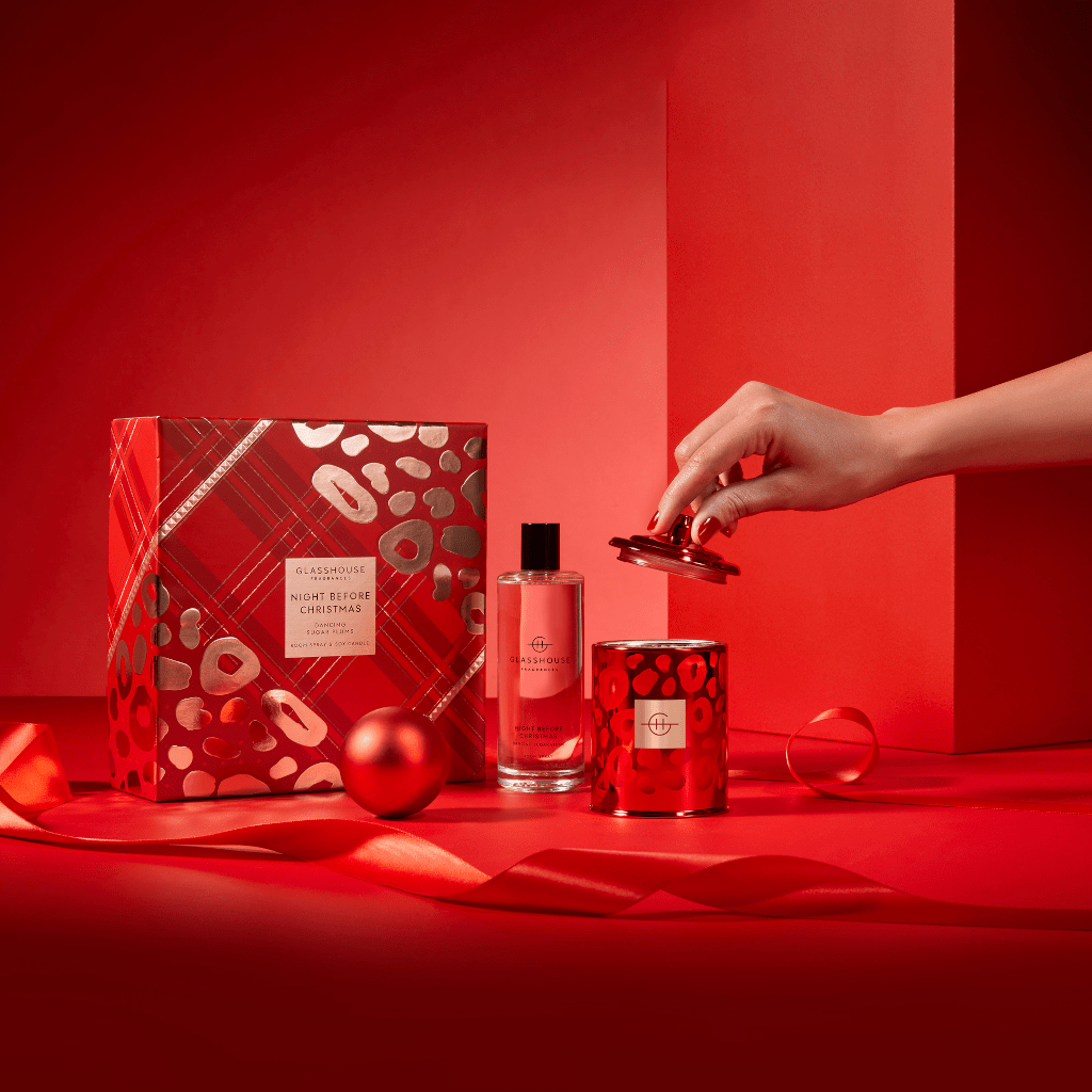 Glasshouse Fragrances Christmas Night Before Christmas Candle 200g