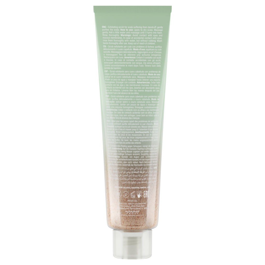 Alfaparf Milano Semi di Lino Scalp Rebalance Gentle Exfoliating Scrub 150 ml