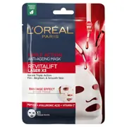L'Oreal Paris Laser X3 Triple Action Anti-Ageing Sheet Mask - 1pc by L'Oreal Paris