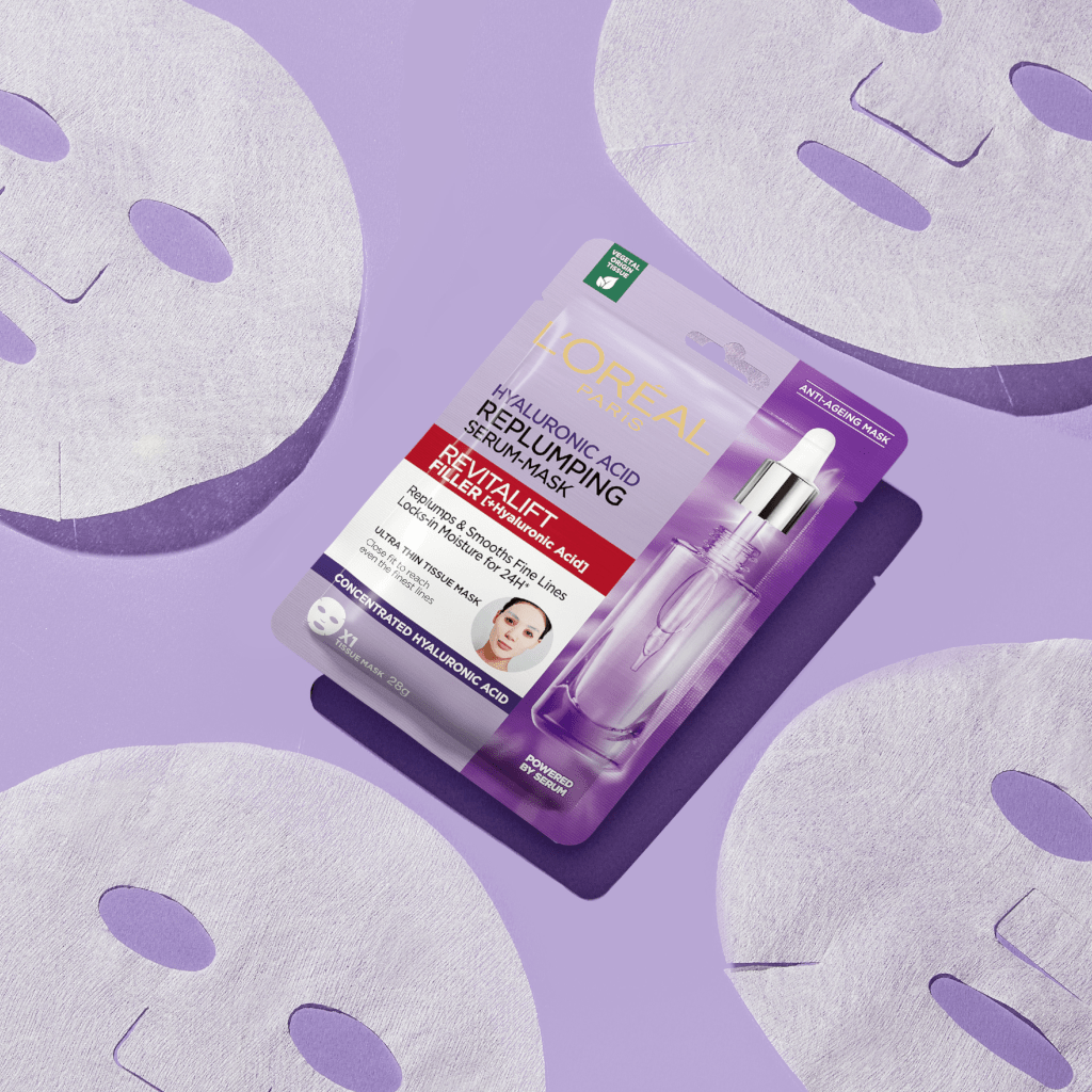 L'Oreal Paris Filler Hyaluronic Acid Hydrating Sheet Mask NZ Adore Beauty