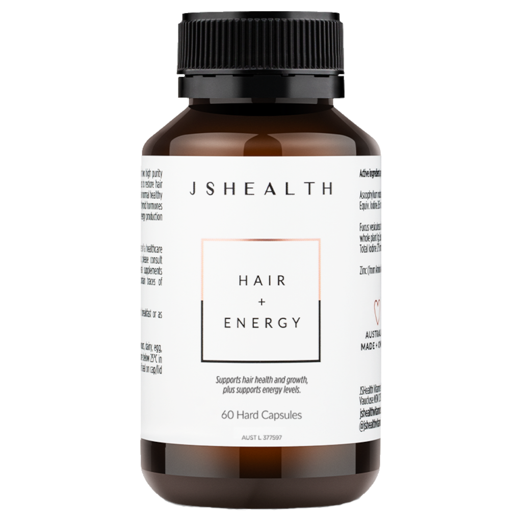 JSHealth Hair + Energy 60 Capsules