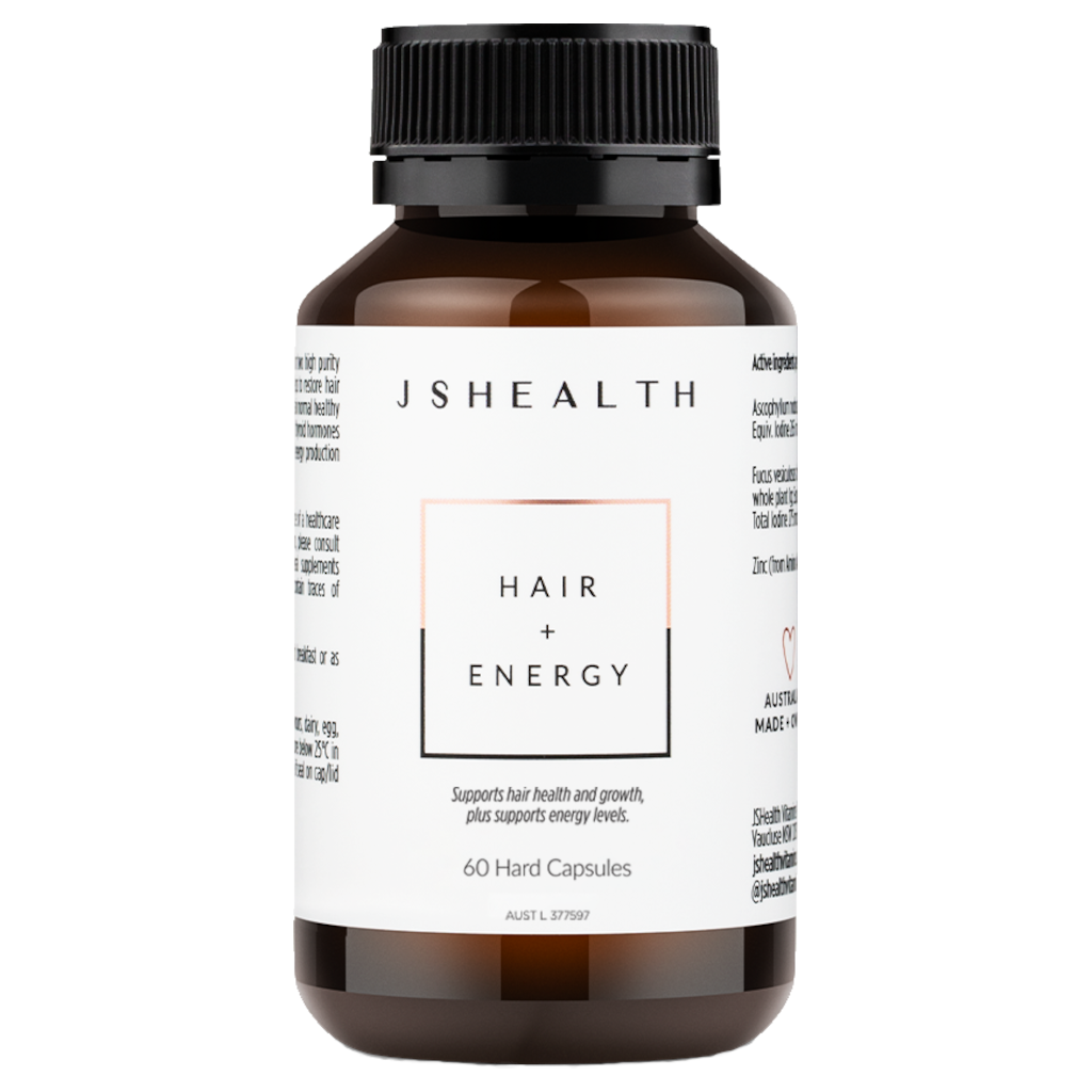 JSHEALTH Hair + Energy - 60 Tablets by JSHealth