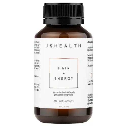 JSHEALTH Hair + Energy - 60 Tablets