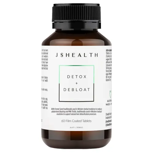 JSHEALTH Detox + Debloat - 60 Tablets