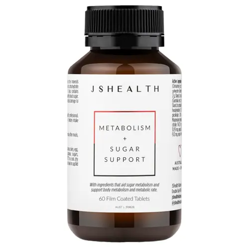 JSHEALTH Metabolism + Sugar Support Formula - 60 Tablets