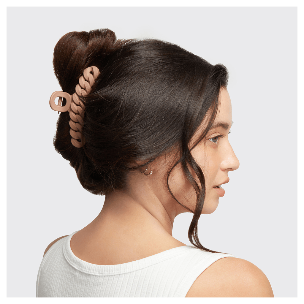 Kitsch Ecofriendly Chain Claw Clip 3pc Set Neutrals NZ Adore Beauty