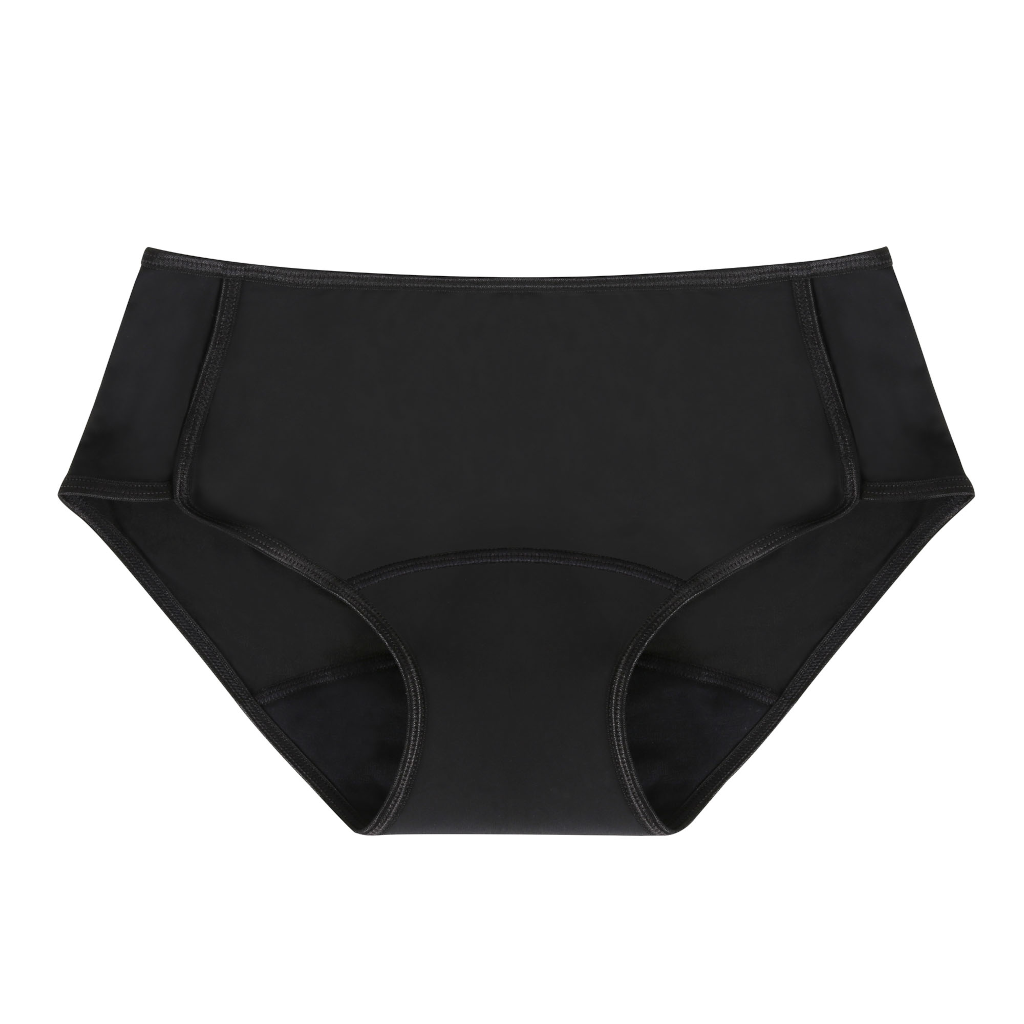 Love Luna Period Underwear Midi Brief - Black NZ