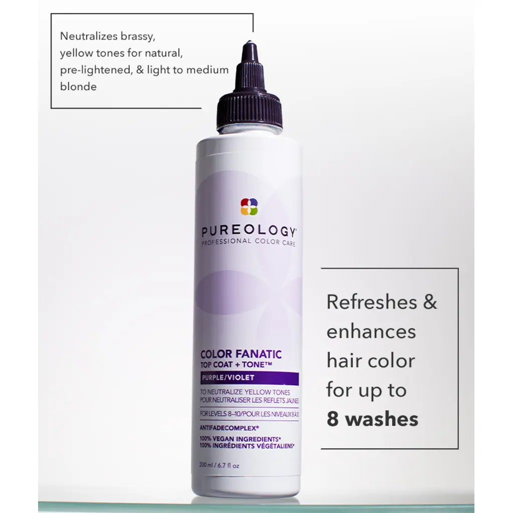 Pureology Top Coat and Glaze Purple 200ml