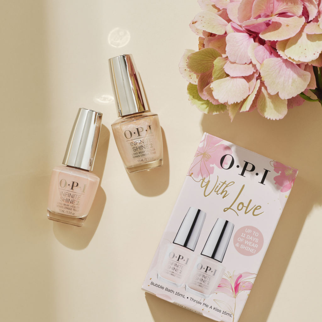 OPI "With Love" Infinite Shine Duo Gift Set NZ Adore Beauty