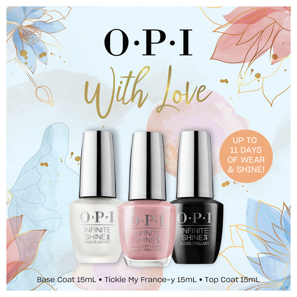 OPI "With Love" Infinite Shine Trio Gift Set NZ Adore Beauty