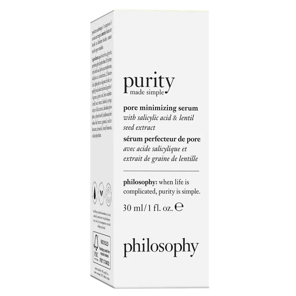 philosophy purity pore minimizing serum 30ml