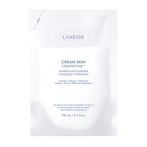 Laneige Cream Skin Cerapeptide Toner & Moisturiser Refill 170ml