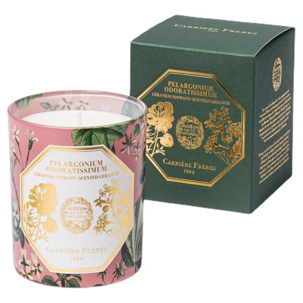 Carrière Frères Museum Geranium candle