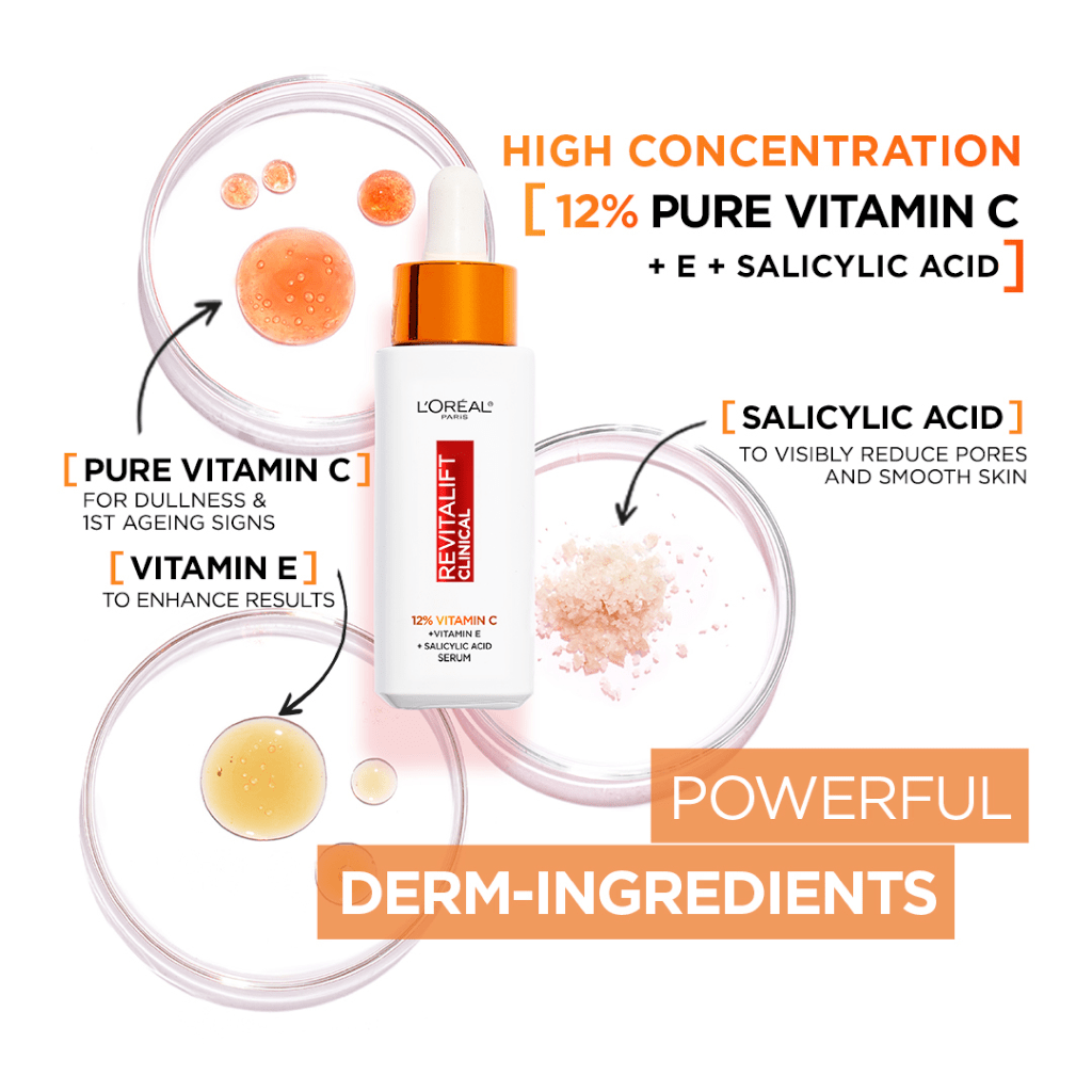 L'Oreal Revitalift Clinical Vitamin C Serum NZ Adore Beauty