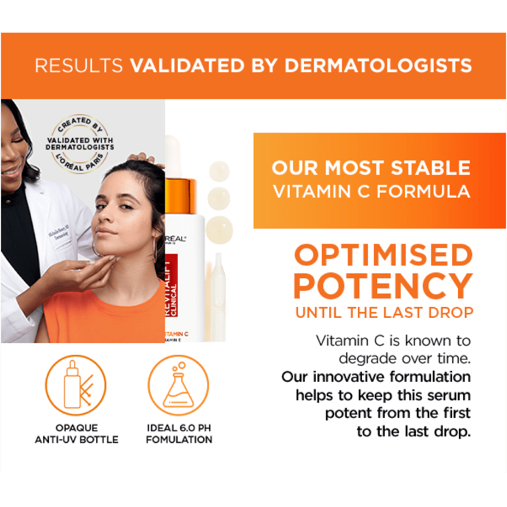 L'Oreal Revitalift Clinical Vitamin C Serum NZ Adore Beauty
