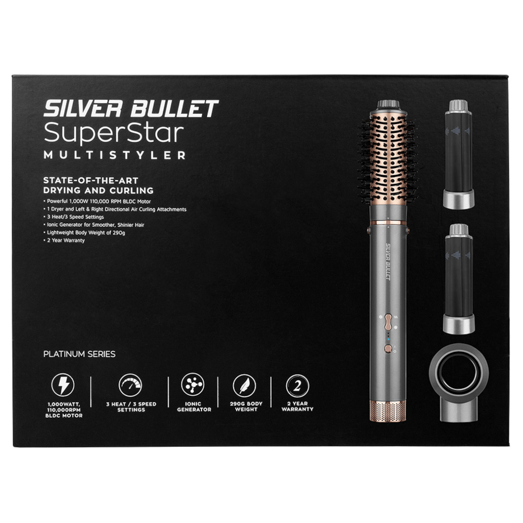 Bullet Platinum Silver Bullet Hair Dryer Brush Silver Bullet