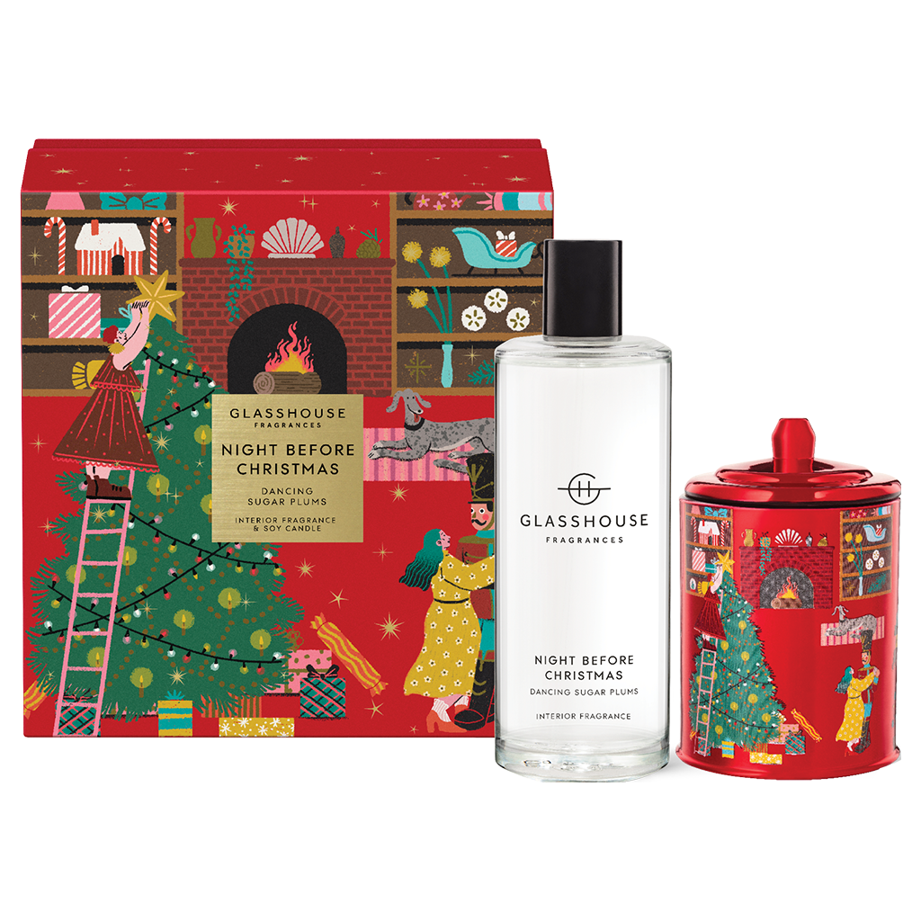 Glasshouse Fragrances Night Before Christmas Interior Fragrance Gift
