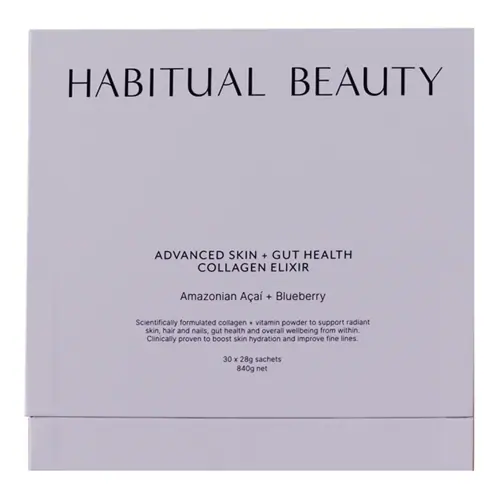 Habitual Beauty Advanced Skin + Gut Health Collagen Elixir - Amazonian Acai + Blueberry 954g