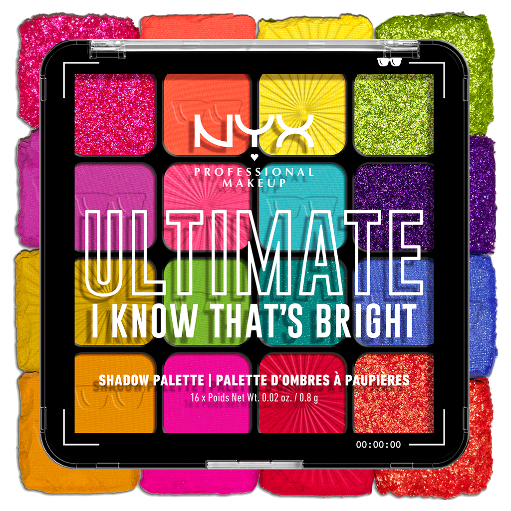NYX Professional Makeup Ultimate Shadow Palette - I Know That's Bright