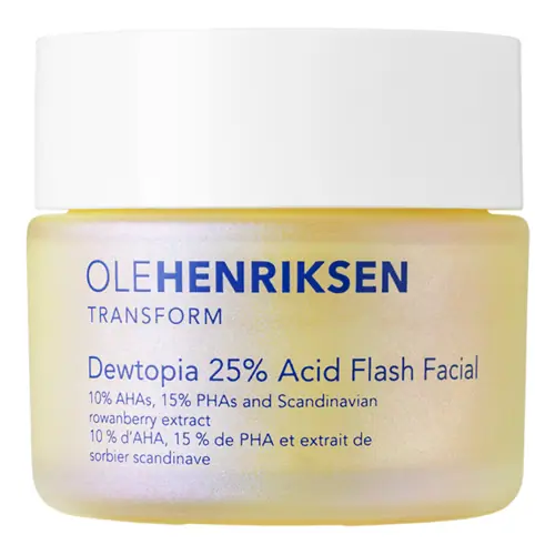 Ole Henriksen Dewtopia 25% AHA + PHA Flash Facial Exfoliating Face Mask 50ml