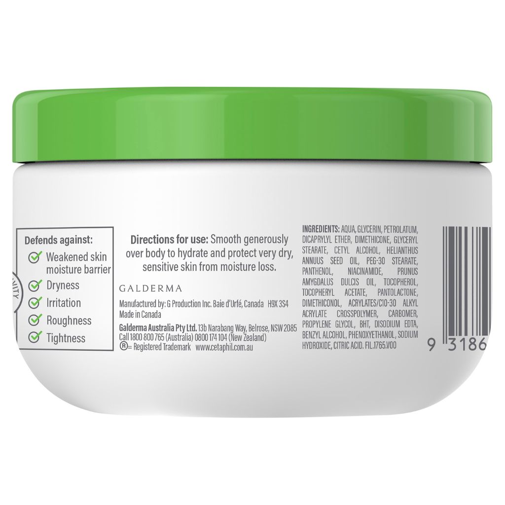 Cetaphil Moisturising Cream 250g, Rich Hydrating Moisturiser