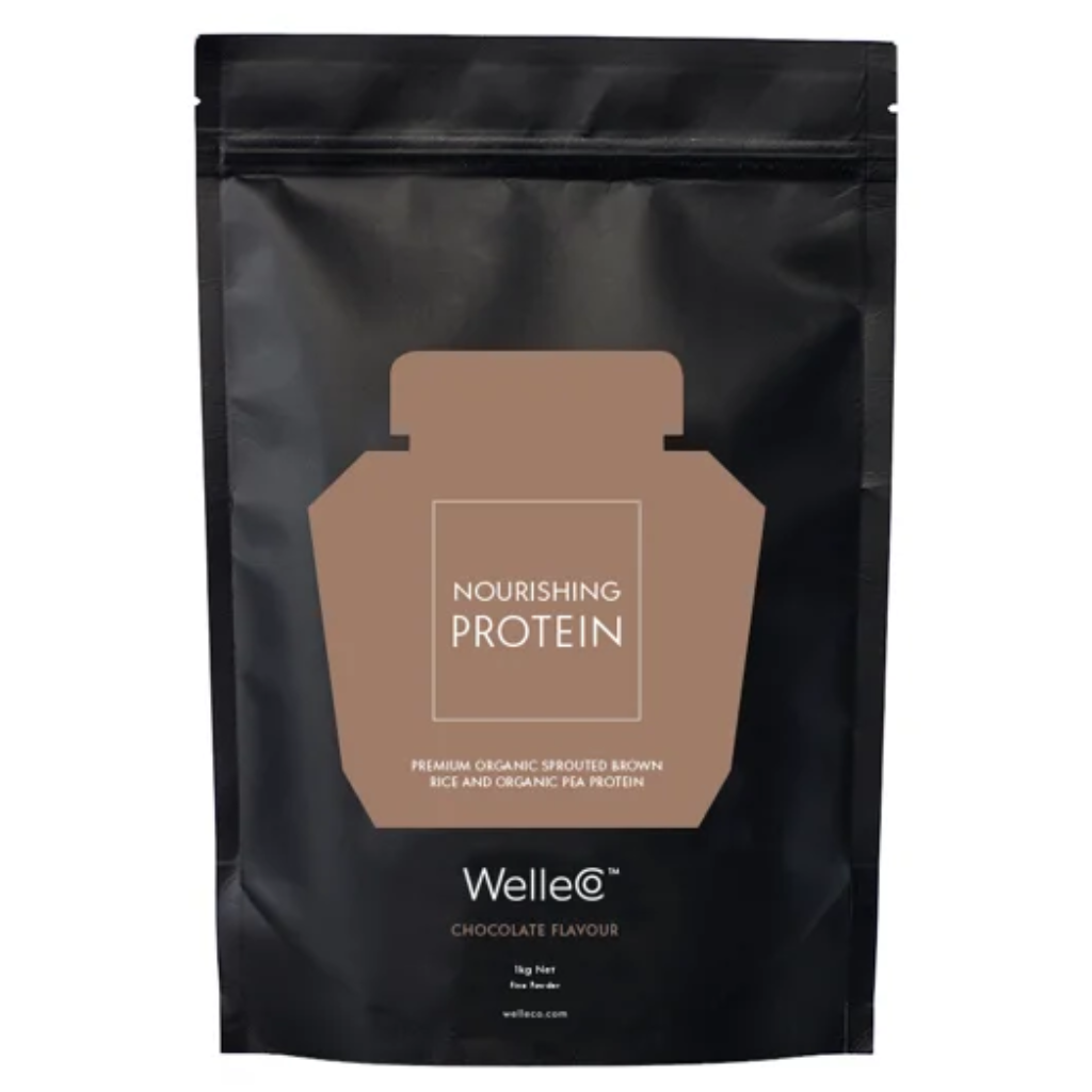 WelleCo Nourishing Plant Protein Refill 1kg - Chocolate by WelleCo
