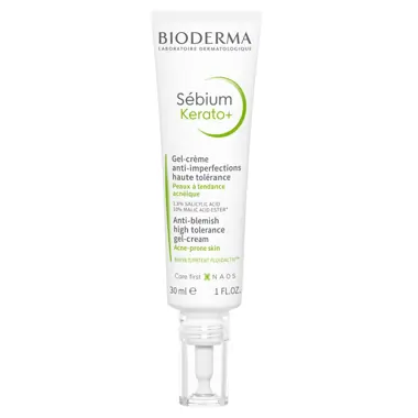 Bioderma Sébium Kerato+ Anti-blemish Treatment Gel Cream for Acne-prone Skin 30ml