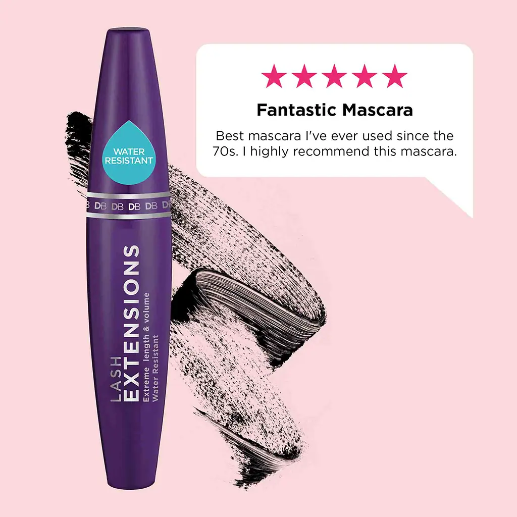Designer Brands Lash Extensions Water Resistant Blackest Black