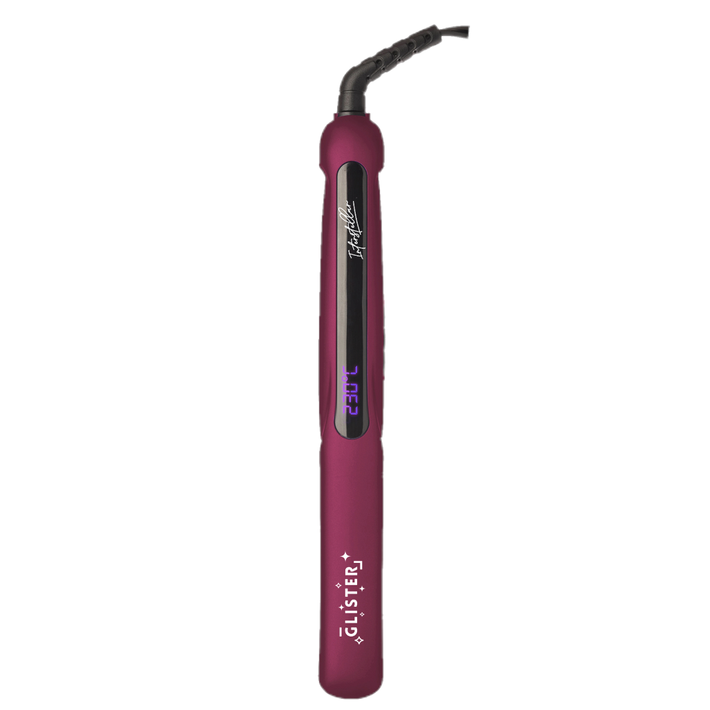 Glister Digital Flat Iron Hair Straightener 32mm - Sangria